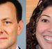 Peter Strzok, left, a top counterintelligence agent at the Federal Bureau of Investigation (FBI), and his lover Lisa Page, right, a lawyer at the FBI.