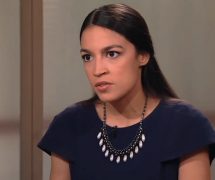 Alexandria Ocasio-Cortez during a widely criticized viral interview with PBS (Public Broadcasting Station). (Photo: Screenshot)