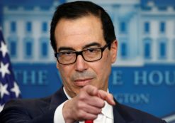 U.S. Treasury Secretary Steve Mnuchin during a press briefing at the White House in Washington, D.C., on June 29, 2017. (Photo: Reuters)