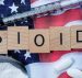 Scrabble-like text depicting opioids on an American flag to underscore the opioid epidemic in the United States. (Photo: AdobeStock)