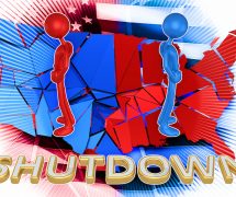 Government shutdown 3D illustration and graphic concept. (Photo: AdobeStock)