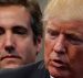 Former attorney Michael Cohen stands behind Donald Trump. (Photo: Screenshot Google News)