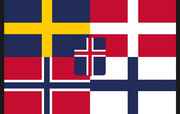 Graphic of United Nordic Nations flags.