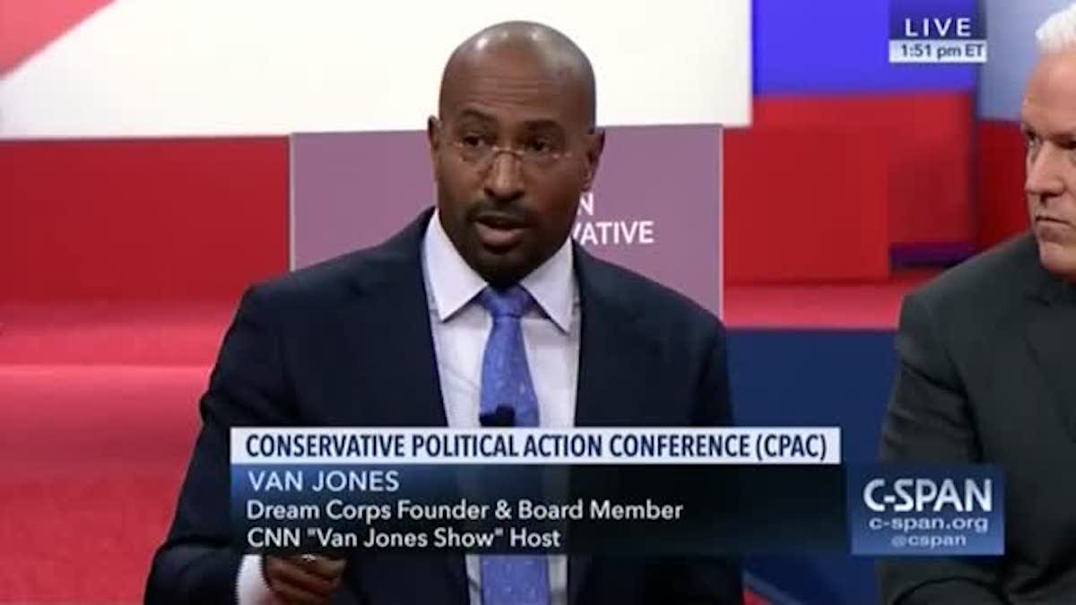 Liberal commentator and activist Van Jones said at CPAC 2019 that conservatives were now the leaders on the issue of criminal justice reform.