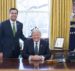 President Donald Trump meets with John Ratcliffe and the Republican Study Committee regarding healthcare in the Oval Office on Friday, March 17, 2017. (Credit: Official White House Photo by Shealah Craighead)