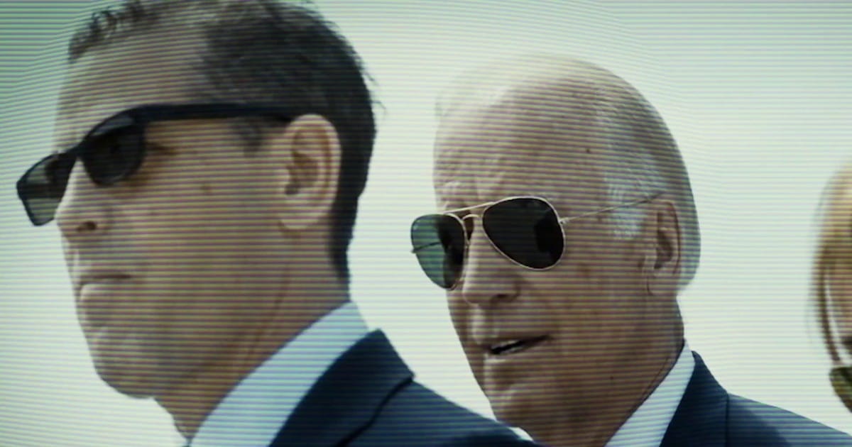 Hunter Biden, left, and Joe Biden, right. (Photo: Screenshot via Trump Campaign Ad Biden Corruption)