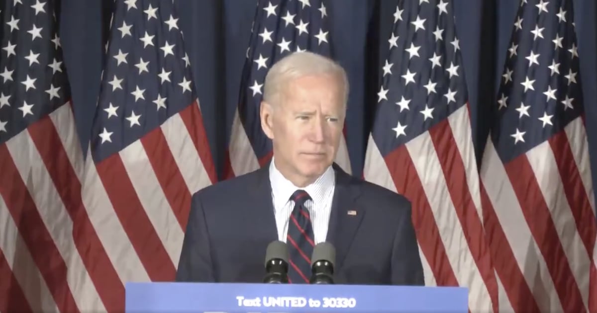 Joe Biden, the former vice president and 2020 Democratic frontrunner, called for the impeachment of President Donald J. Trump on Wednesday, October 9, 2019. (Photo: People's Pundit Daily/PPD)