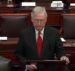 Senate Majority Leader Mitch McConnell, R-Kty., speaks on the floor of the U.S. Senate during the first day of the impeachment trial of Donald Trump, Tuesday, January 21, 2020.