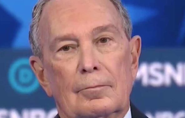 Michael Bloomberg, the billionaire former New York City mayor and 2020 Democratic candidate, at the Democratic debate in Las Vegas, Nevada. (Photo: Screenshot)