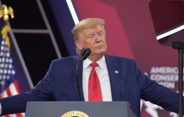 President Donald J. Trump speaks to young conservative activists at CPAC 2020 in National Harbor, Maryland on February 29, 2020. (Photo: People's Pundit Daily)