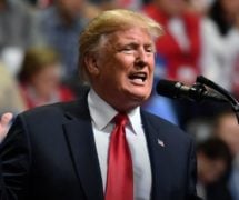 President Donald Trump holds a rally in Minneapolis, Minnesota on Thursday, October 10, 2019. (Photo: SS)