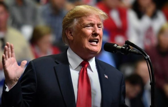 President Donald Trump holds a rally in Minneapolis, Minnesota on Thursday, October 10, 2019. (Photo: SS)