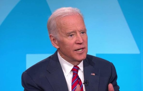 Joe Biden discusses his handling of the allegations leveled by Anita Hill against Justice Clarence Thomas during an interview with PBS News Hour on January 4, 2018. (Photo: SS)