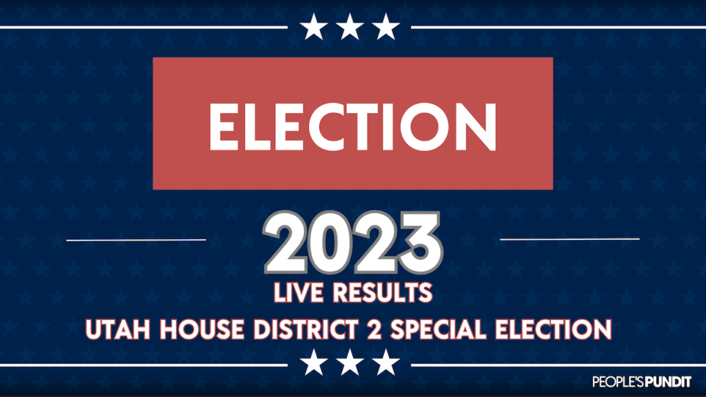 2023 Utah District 2 Special Election Graphic