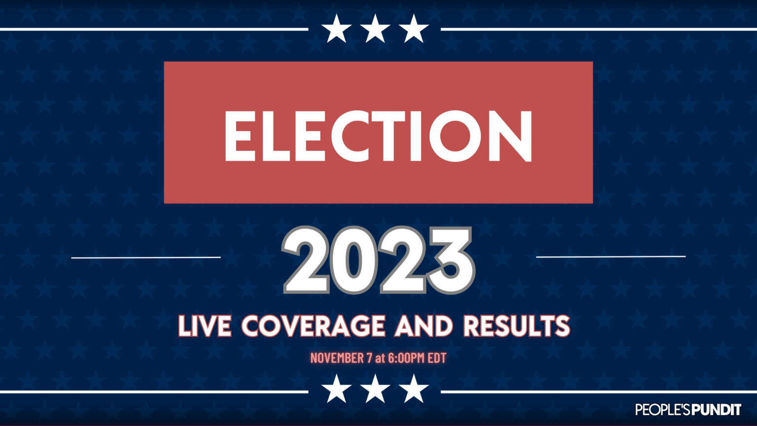 Live Results: 2023 Kentucky Governor Election | People's Pundit Daily